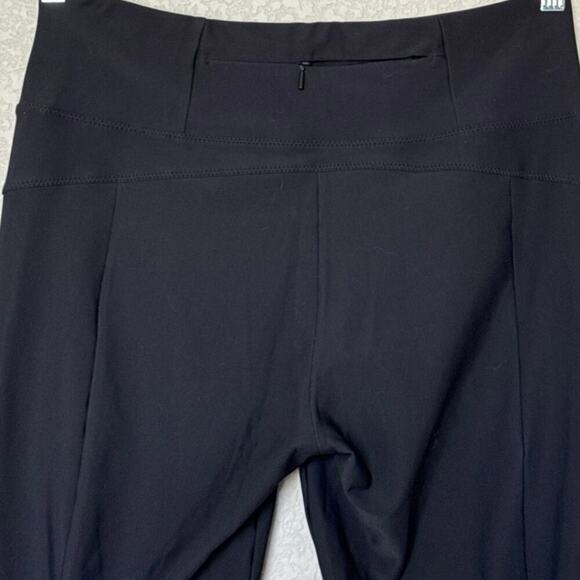 Athleta Stellar Tight Pull On Leggings Black Sz M City Travel Commute 870815 - Picture 7 of 12